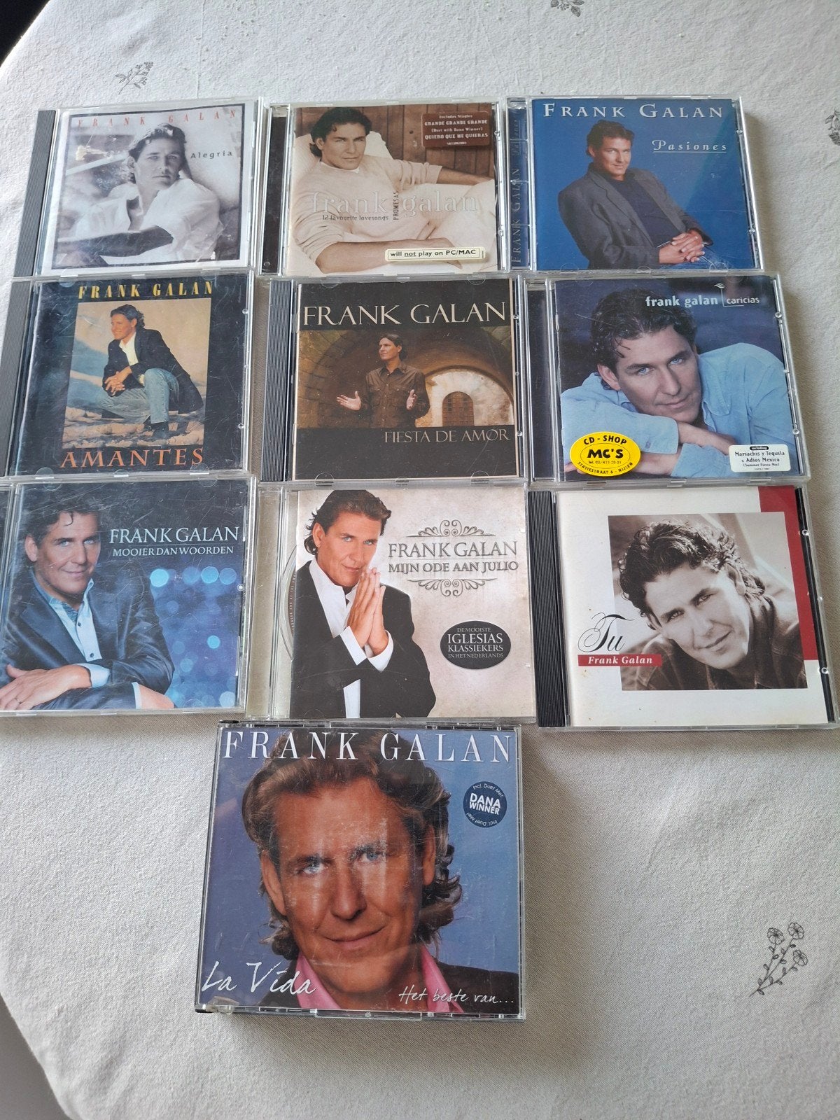CDS Franc galan 1 euro par cd, CD & DVD, Enlèvement ou Envoi