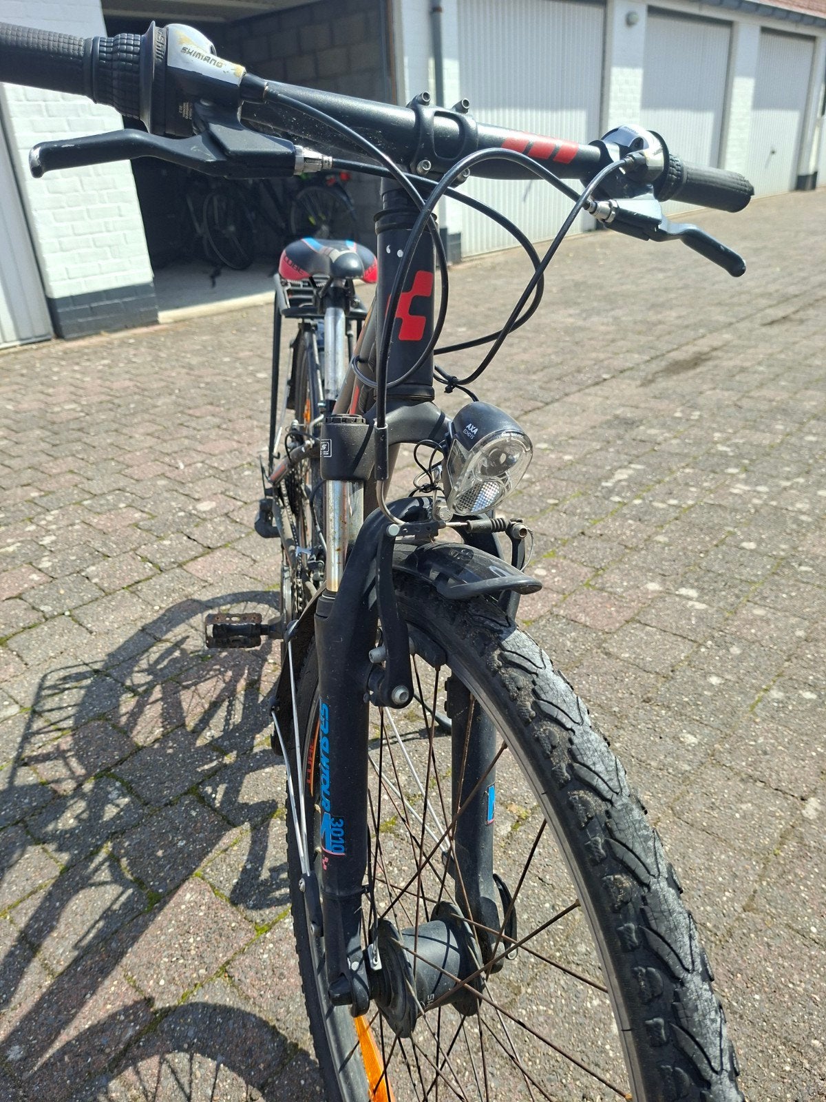 Cube stadsfiets 24 inch, Gebruikt, Vering, Velgrem, 49 tot 53 cm