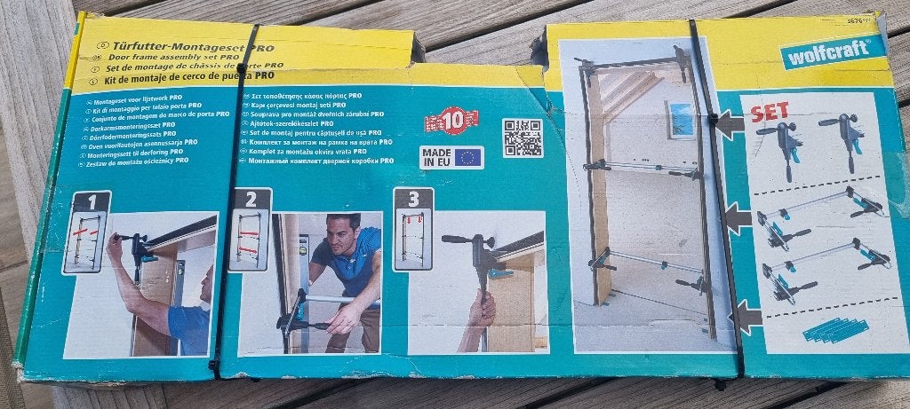 Set de montage de chassis de porte Wolfcraft Pro 3676000, Bricolage & Construction, Enlèvement, Neuf
