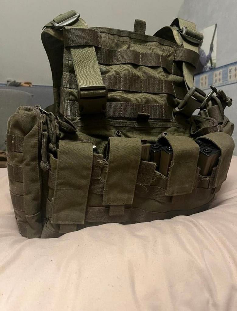 Tasmanian Tiger Chest Rig + Back Panel, Collections, Enlèvement ou Envoi, Armée de terre