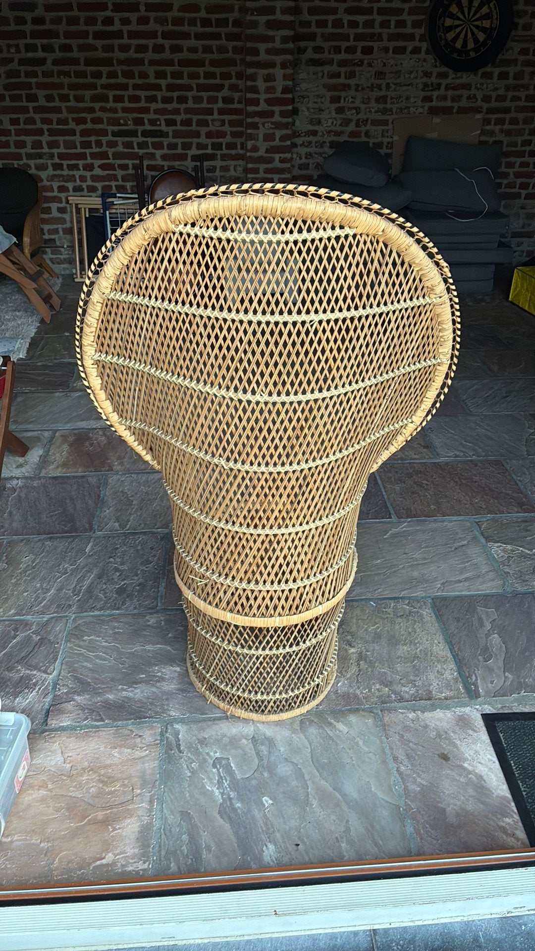 Vintage peacock stoel, Ophalen