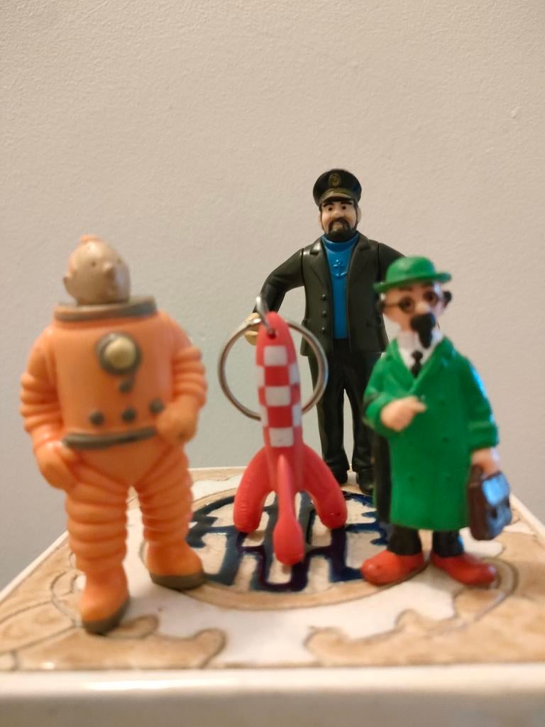 Tintin, Tournesol, Haddock, Moon Rocket, Indiana Jones, Enlèvement ou Envoi, Comme neuf