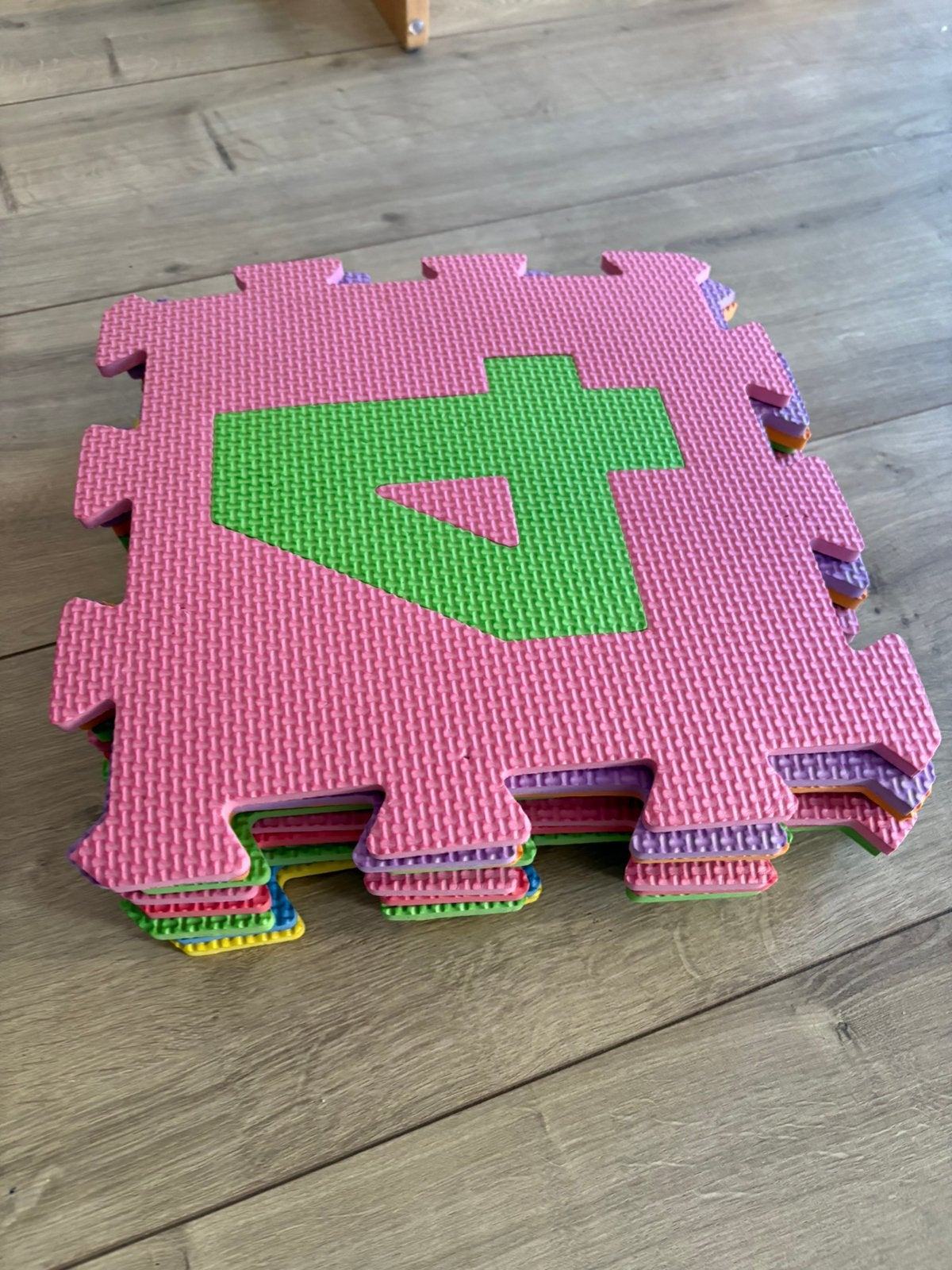 Tapis de jeux enfants 9 pieces 30X30, Enlèvement, Comme neuf