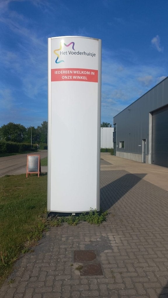 Reclamezuil 4m hoog (als nieuw), Ophalen