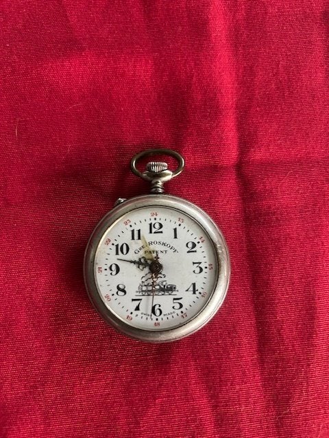 Zwitsers zakhorloge Gre Roskopf, Enlèvement ou Envoi, Argent, Montre de poche