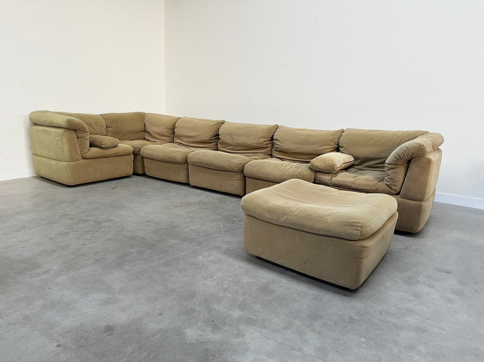 Rolf Benz vintage design elementenbank modular jaren 70 70s, Huis en Inrichting, Ophalen, Gebruikt, Stof, Mid century modern design sofa modular 1970s vintage
