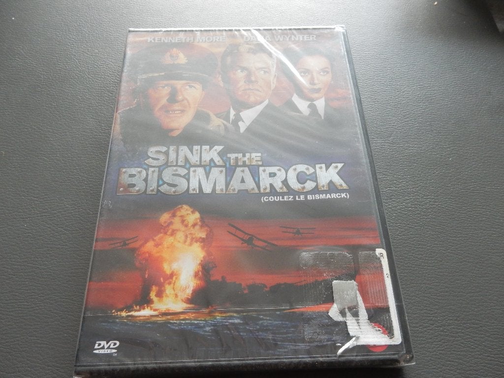 nr.1457 - Dvd: sink the bismarck - oorlog - sealed - 1960, CD & DVD, Enlèvement ou Envoi, Neuf, dans son emballage, 1960 à 1980