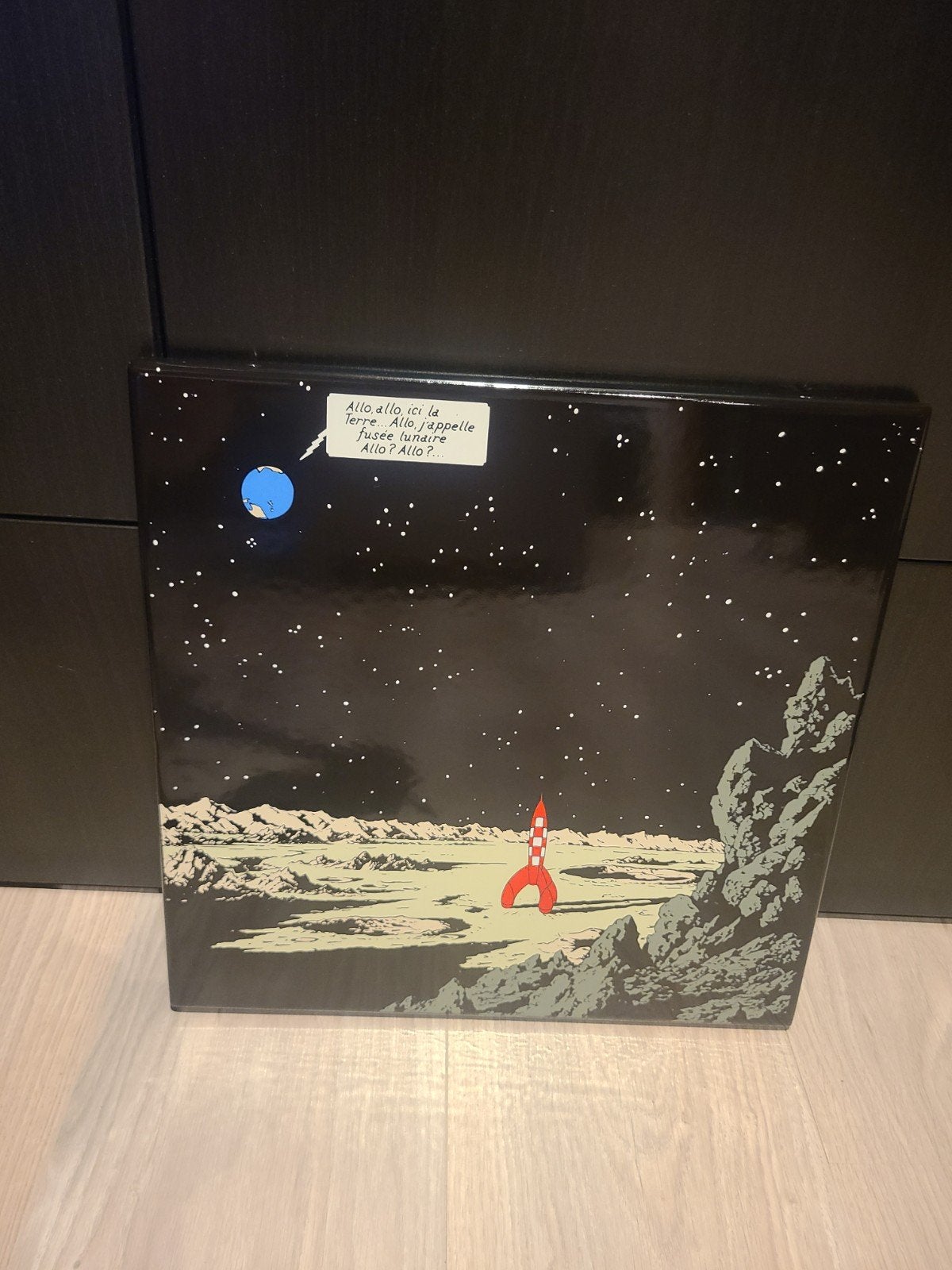 tintin plaque émaillée 35cm/ 35cm, Ophalen of Verzenden