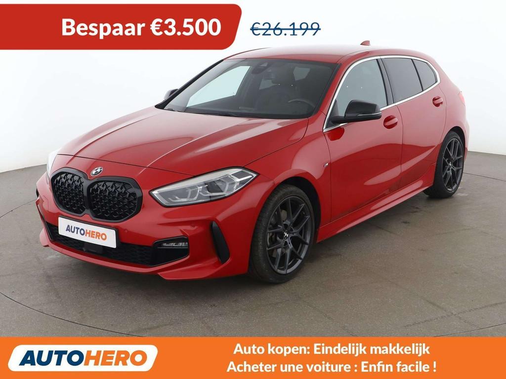 BMW 1 Serie 118 118i M Sport (bj 2021, automaat), Auto's, 1 Reeks, Gebruikt, 136 pk, Leder