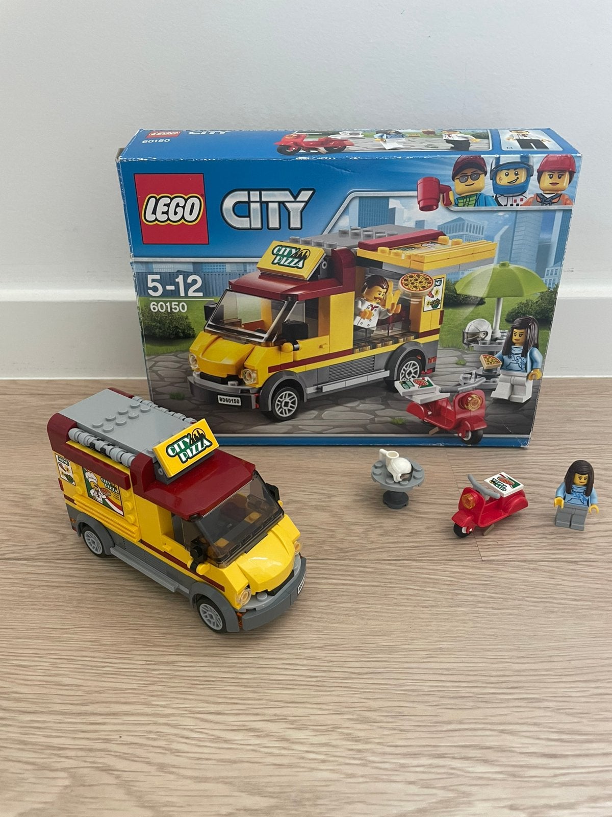 LEGO pizza foodtruck (niet compleet), Ophalen, Lego, Zo goed als nieuw, Minifiguur