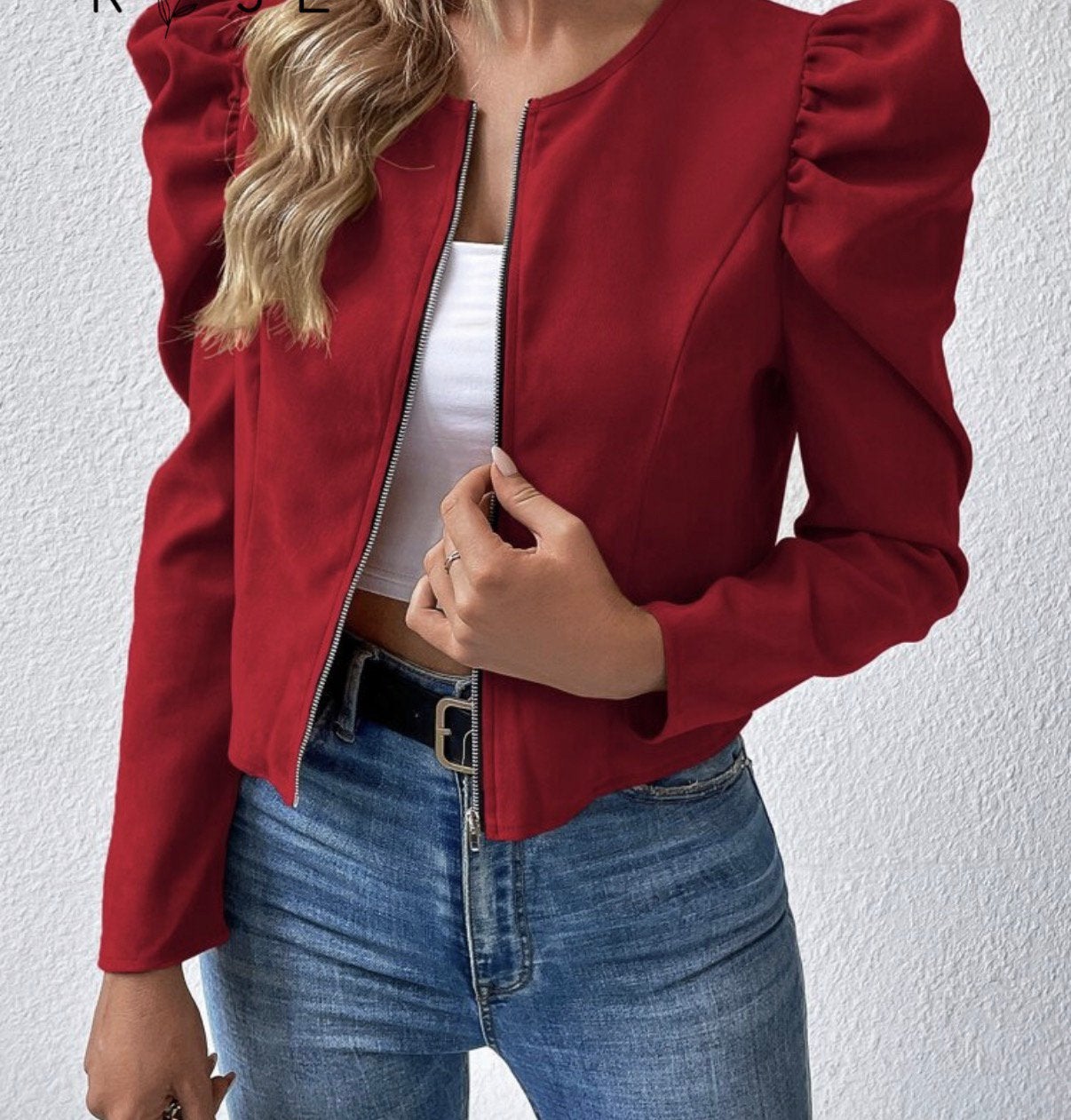 Jasje maat m, Kleding | Dames, Jasjes, Kostuums en Pakken, Ophalen, Maat 38/40 (M), Rood, Jasje