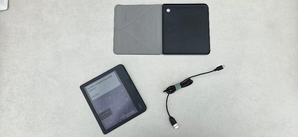 Kobo Libra Colour 7″ 32 GB + originele SleepCover-stand, Computers en Software, Ophalen of Verzenden, 7 inch, Touchscreen, 16 GB of meer