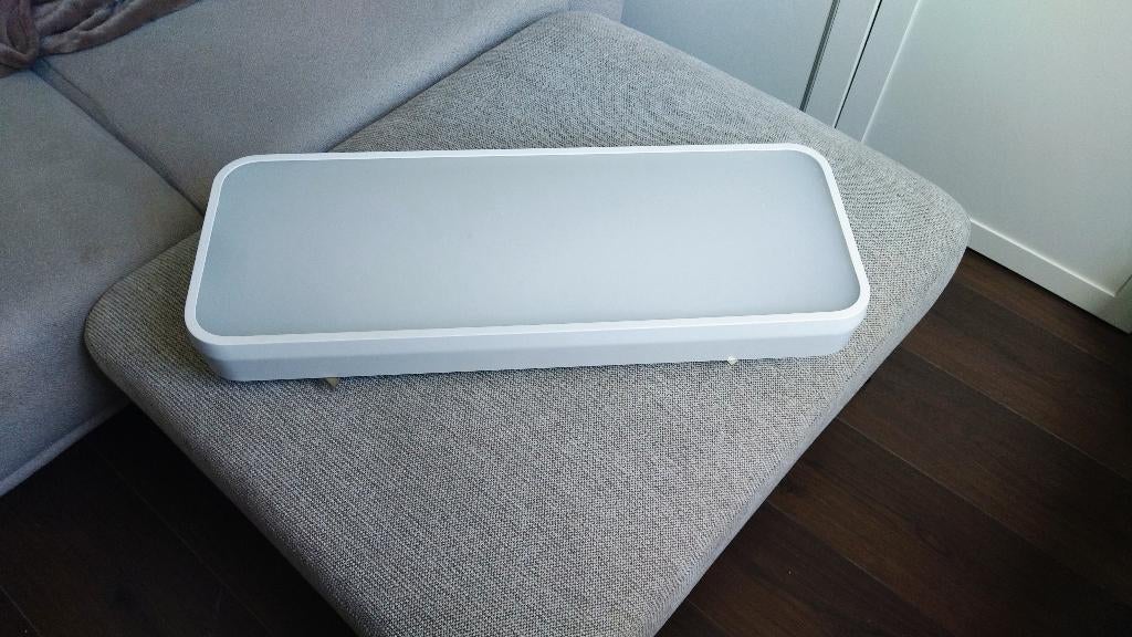 Plafondlamp lichtbak, Ophalen, Zo goed als nieuw, Glas, Plafondlamp