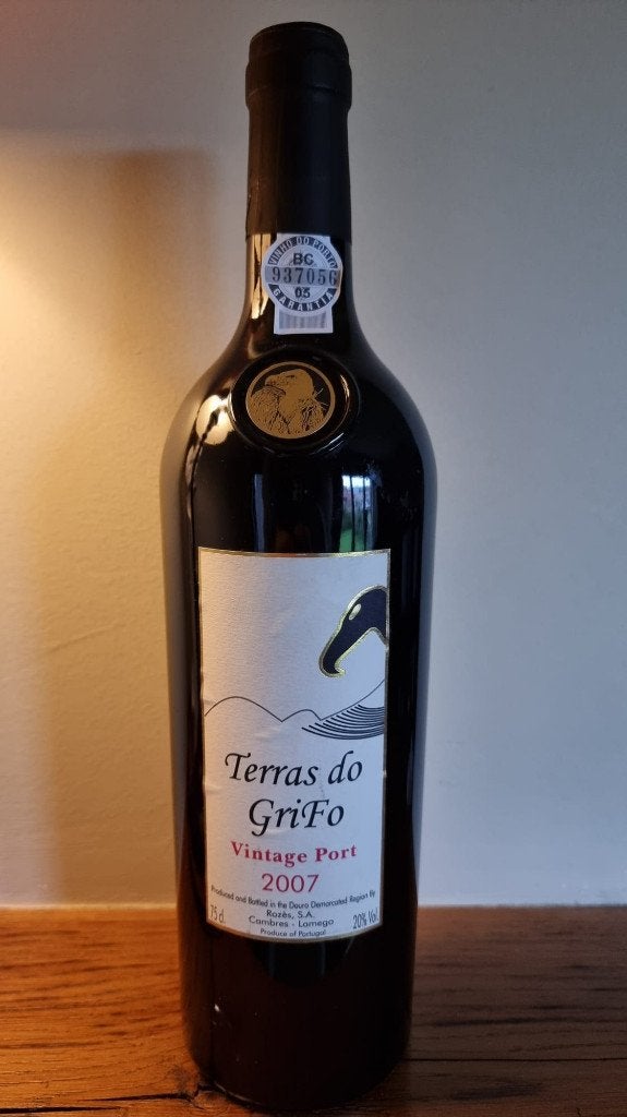 Rozès Terras do Grifo Vintage 2007 Porto, Ophalen of Verzenden, Nieuw, Overige gebieden, Port