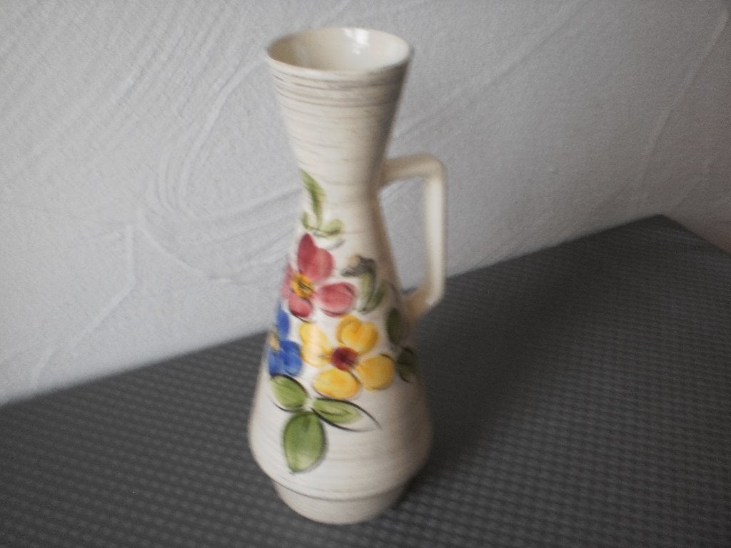 West-Germany vaas, Huis en Inrichting, Geschikt voor droogbloemen, Gebruikt, Overige kleuren, 35 cm