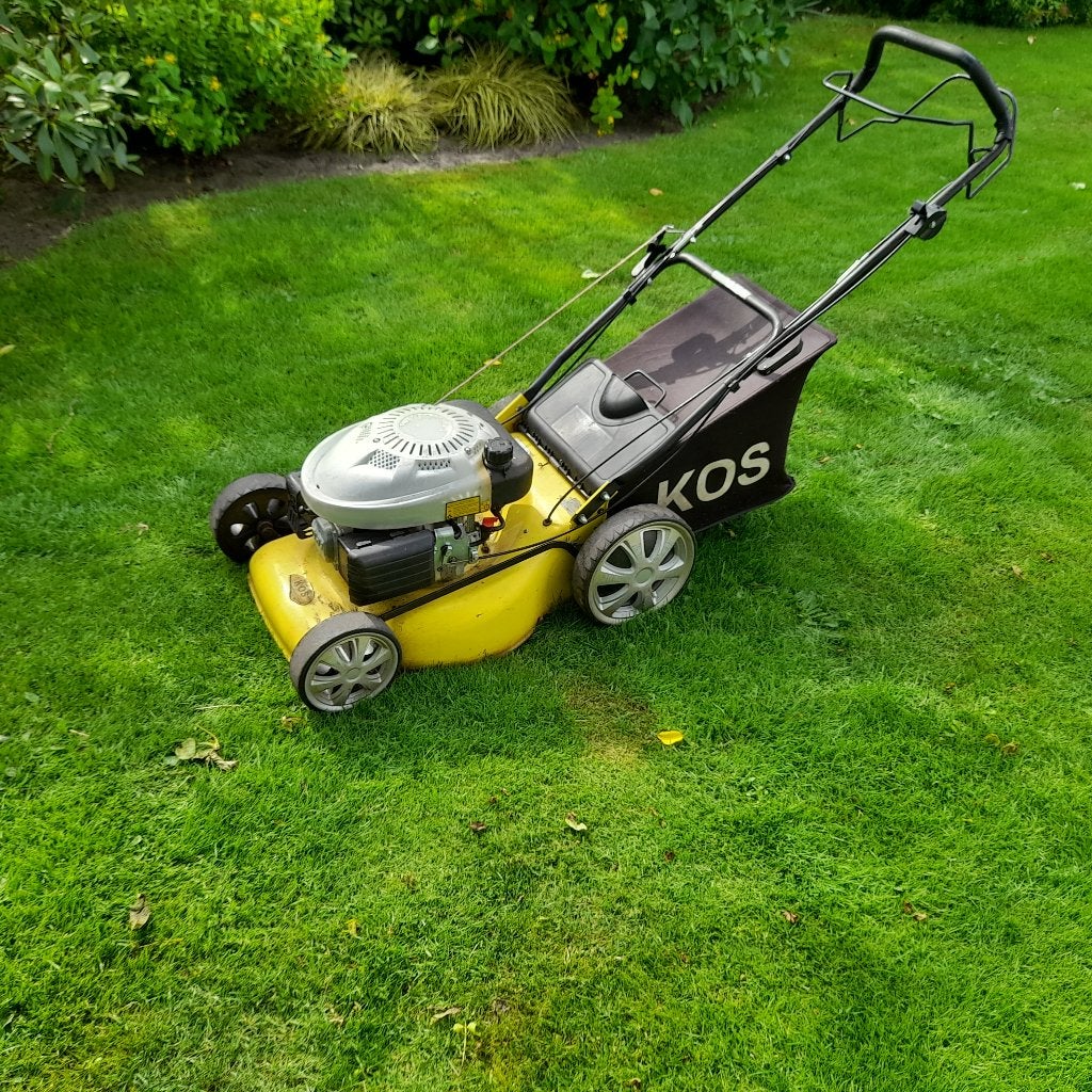 Grasmaaier 50 cm breed, Ophalen, Cirkelmaaier, Benzine-grasmaaier, 50 cm of meer