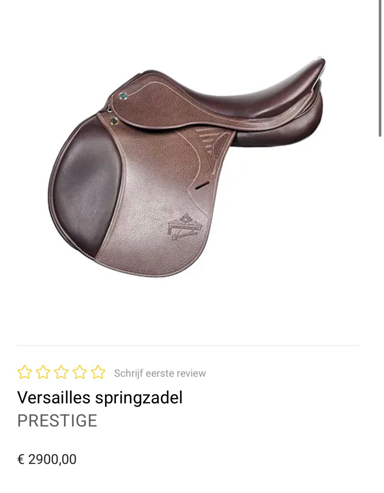 TE KOOP – Prestige Versailles Springzadel, Enlèvement, Comme neuf, Prestige