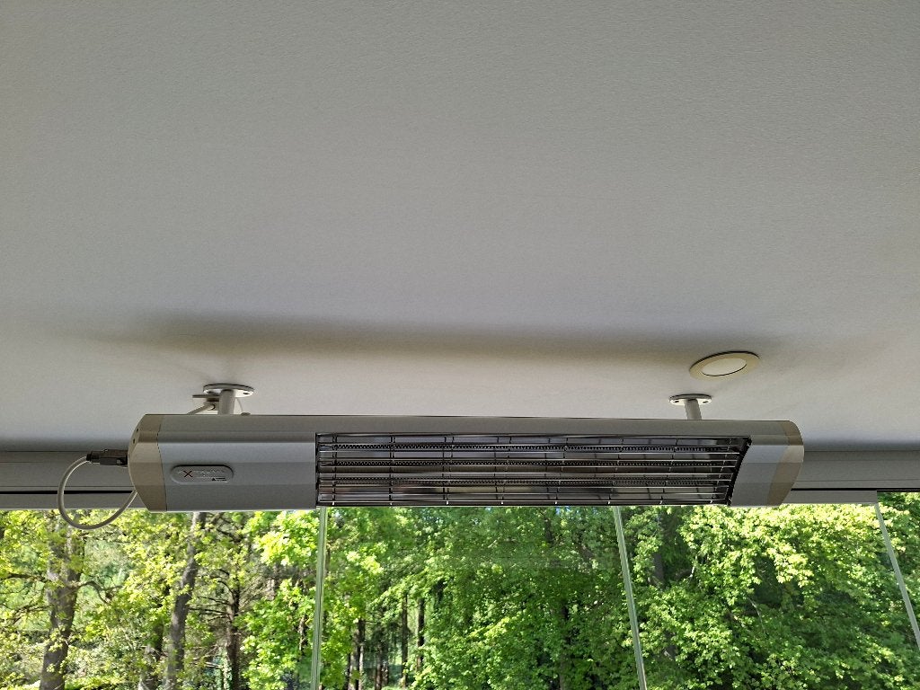 Infrarood heaters terras, Plafond, Draaibaar, Gebruikt, Ophalen