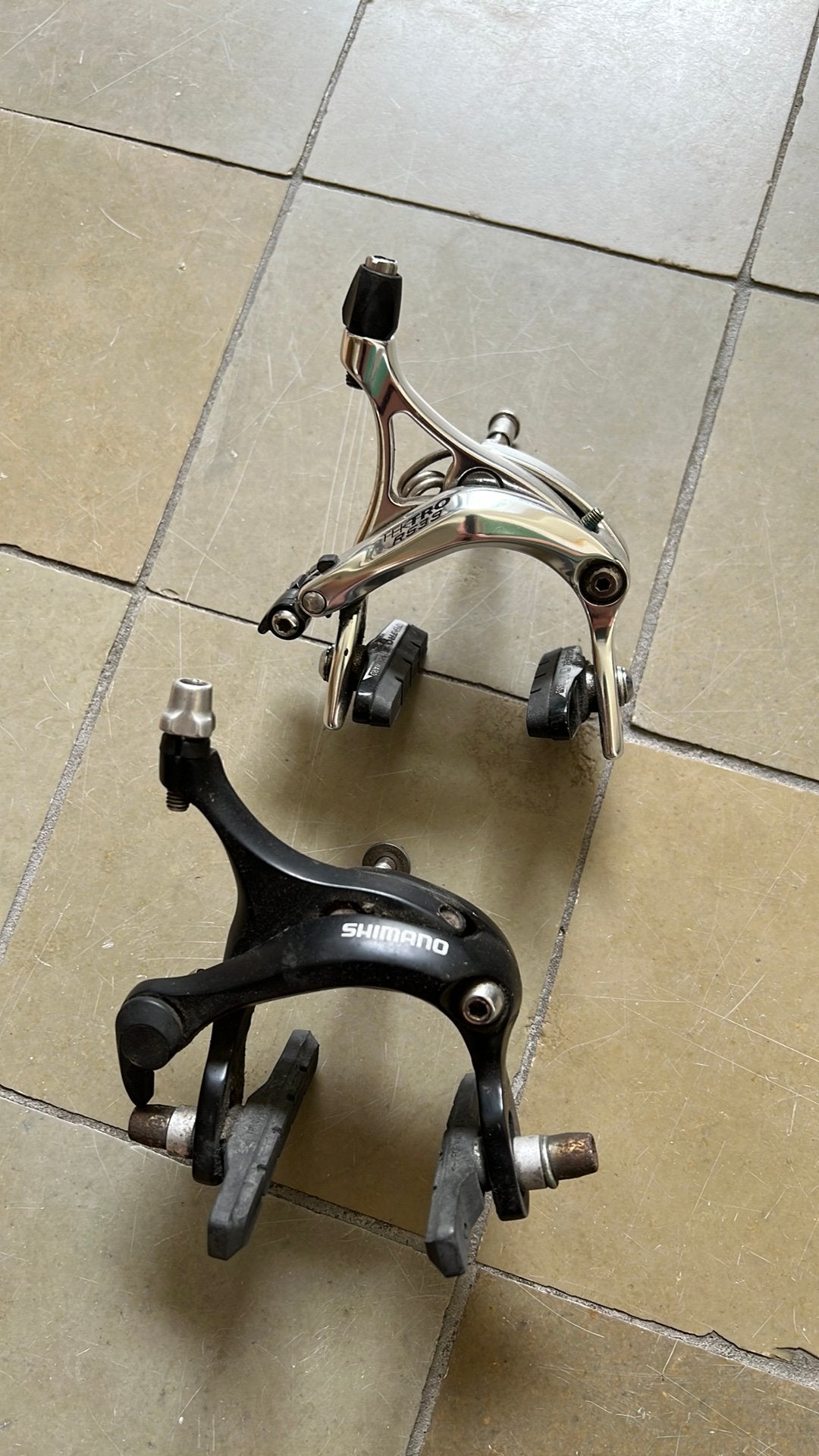 Shimano remmen 2x, Fietsen en Brommers, Fietsonderdelen, Ophalen, Remmen, Gebruikt, Aluminium