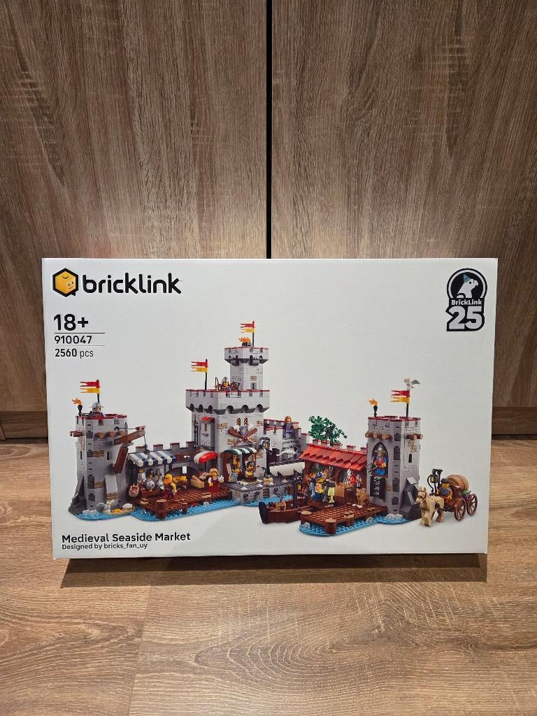 Lego Bricklink Medieval Seaside Market (910047), Neuf, Non ouvert/scellé, Lego, Ensemble complet
