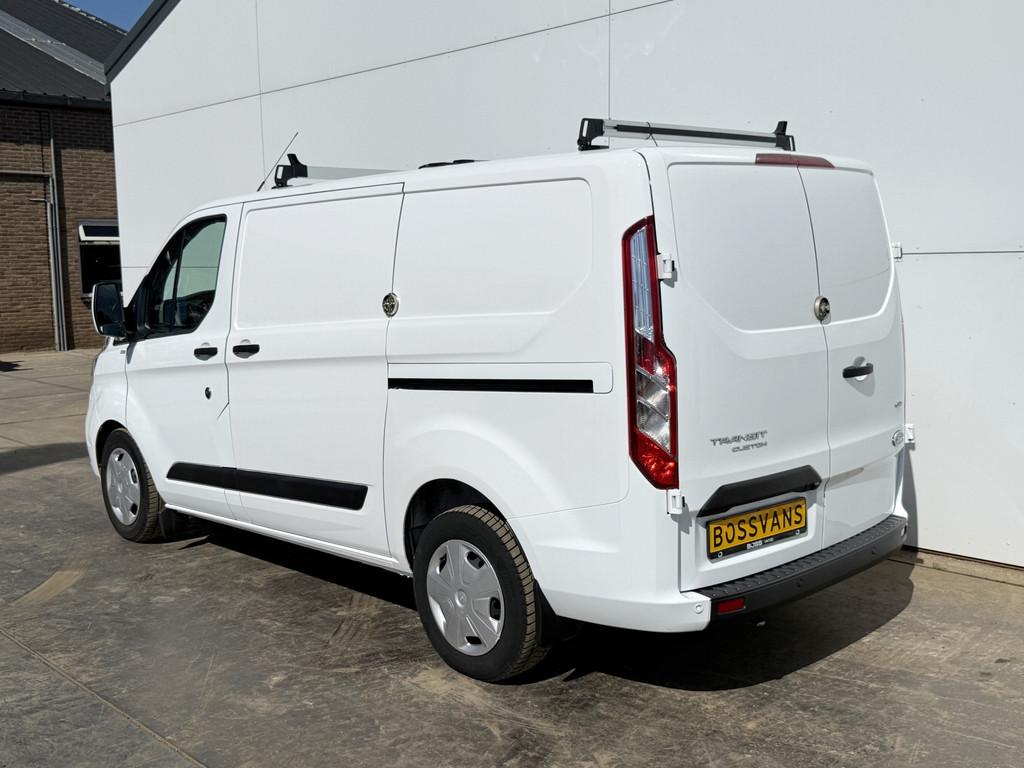 Ford Transit Custom 340 1.0 PHEV 120PK Benzine Automaat L1H1, Stof, Gebruikt, 4 cilinders, Wit