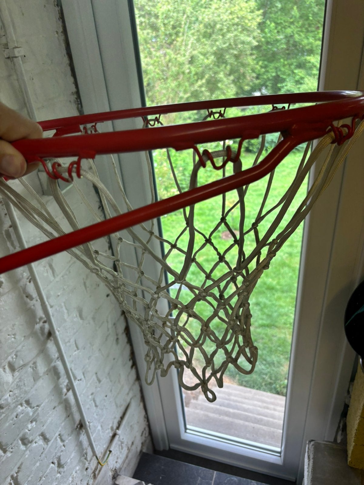 Basketbalring, Ophalen, Zo goed als nieuw