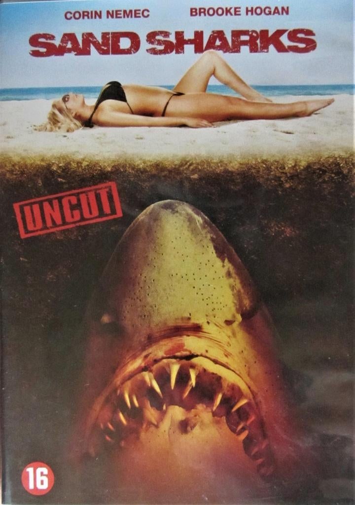 DVD HORROR- SAND SHARKS, Alle leeftijden, Ophalen of Verzenden, Zo goed als nieuw, Monsters