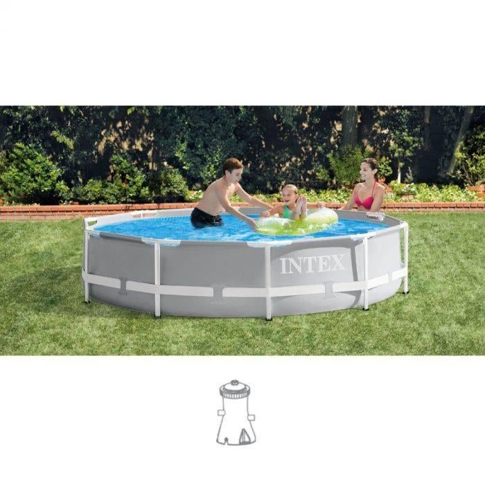 Ø 305 x 76 cm - Intex Prism Frame Zwembad, Tuin en Terras, Zwembaden, Ophalen, Rond, Nieuw, Opzetzwembad