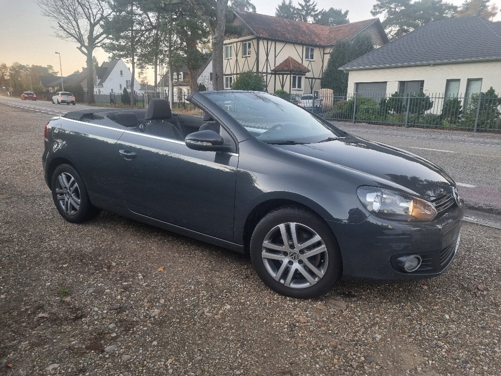 Vw golf 6 Cabrio 1.6crtdi in topstaat, Auto's, Volkswagen, Bedrijf, Te koop, Golf, ABS, Airbags, Airconditioning, Android Auto