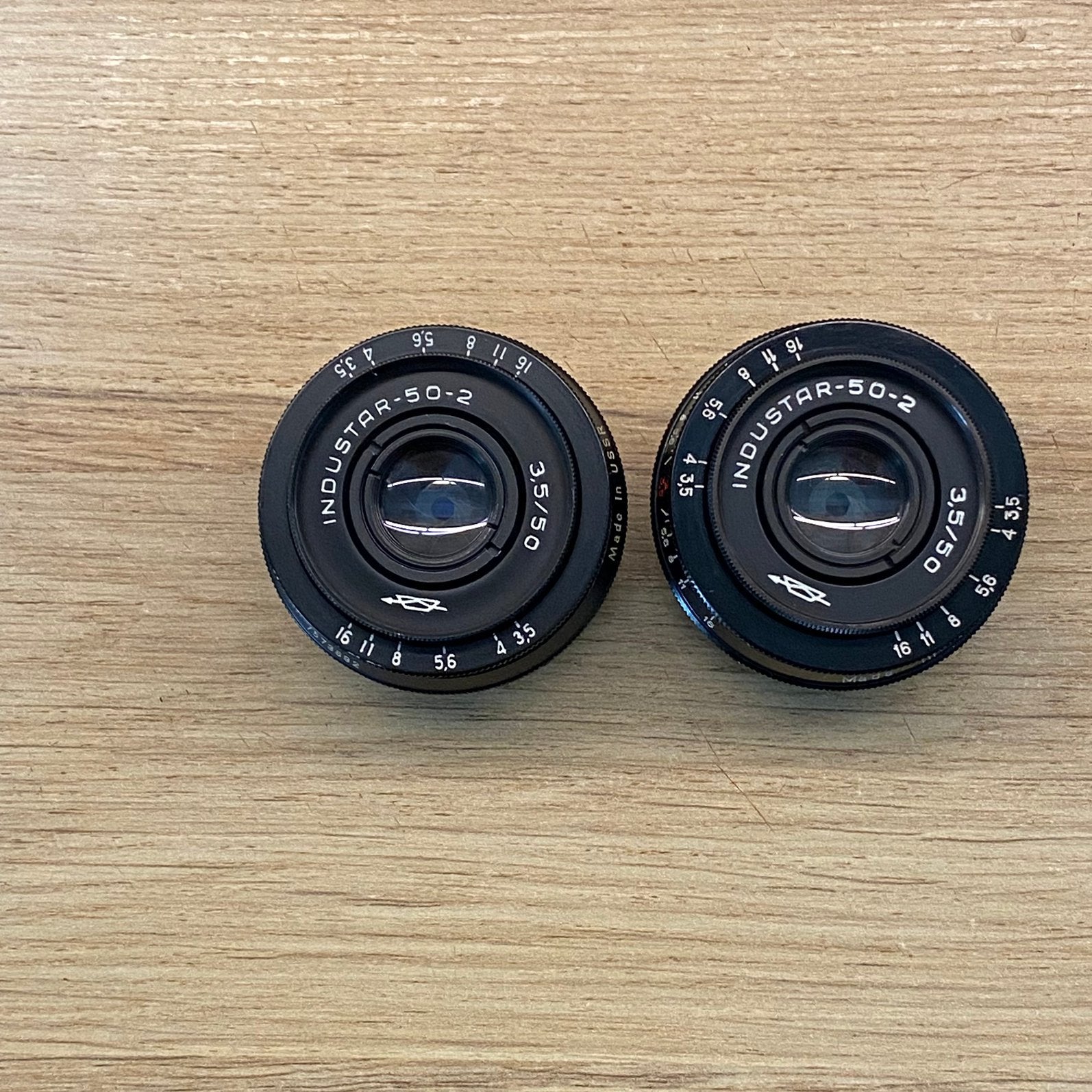 Industar-50-2 50mm f3.5, KMZ - pancake *neufs, Enlèvement ou Envoi, Neuf, Reflex miroir, Autres Marques