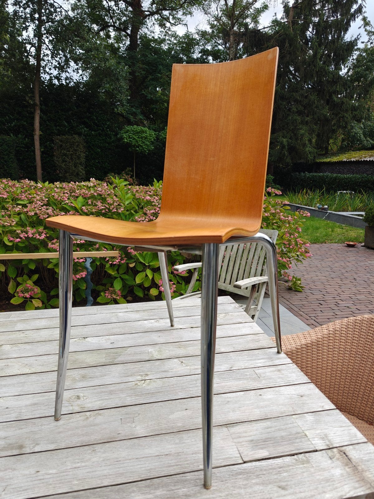 Stoelen 6 stuks, Huis en Inrichting, Ophalen, Gebruikt, Bruin, Vijf, Zes of meer stoelen