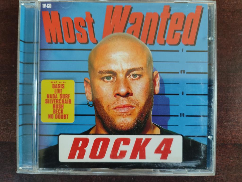 CD : MOST WANTED ROCK 4, Ophalen of Verzenden, Zo goed als nieuw