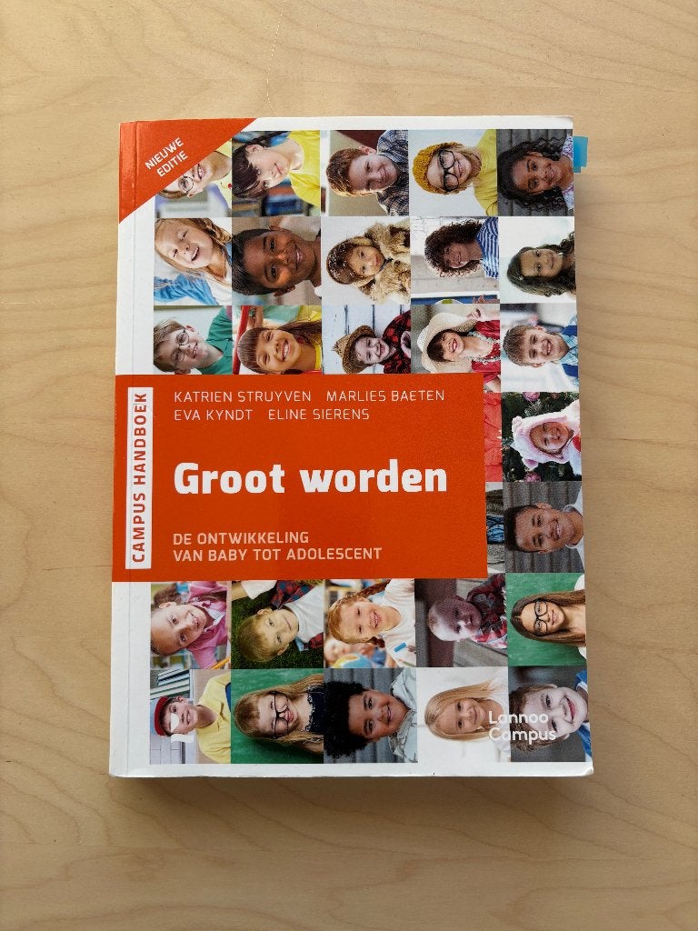 Groot worden Katrien Struyven | Campus handboek, Boeken, Katrien Struyven; Marlies Baeten; Eva Kyndt; Eline Sierens, Ophalen of Verzenden
