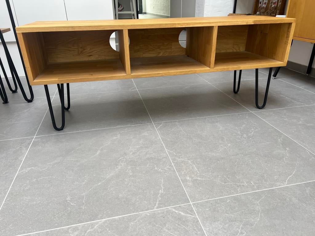Tv meubel la redoute, Ophalen, 100 tot 150 cm, Eikenhout, Zo goed als nieuw