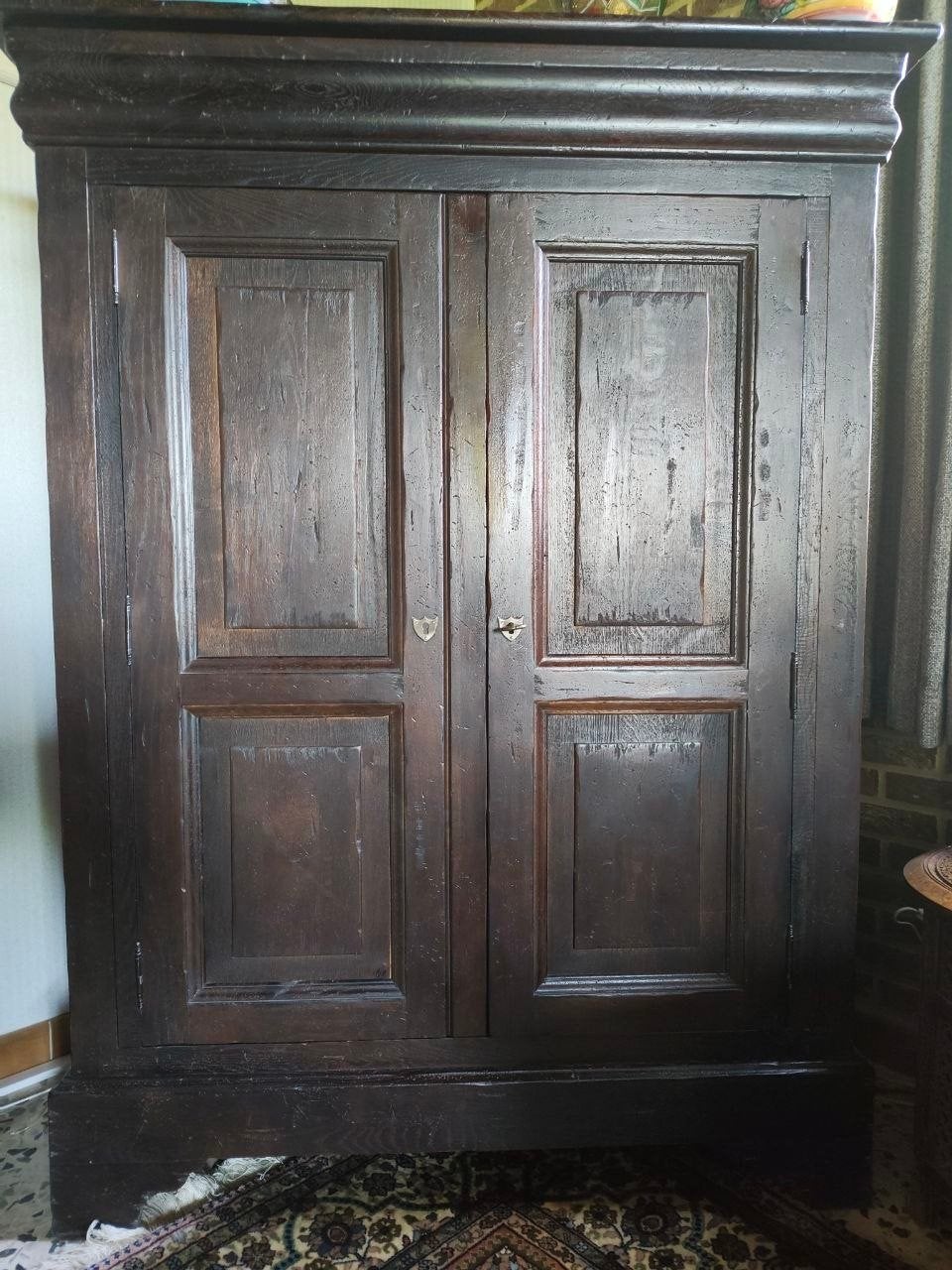 Eiken TV kast, Huis en Inrichting, Ophalen, Gebruikt, 100 tot 150 cm, 100 tot 150 cm
