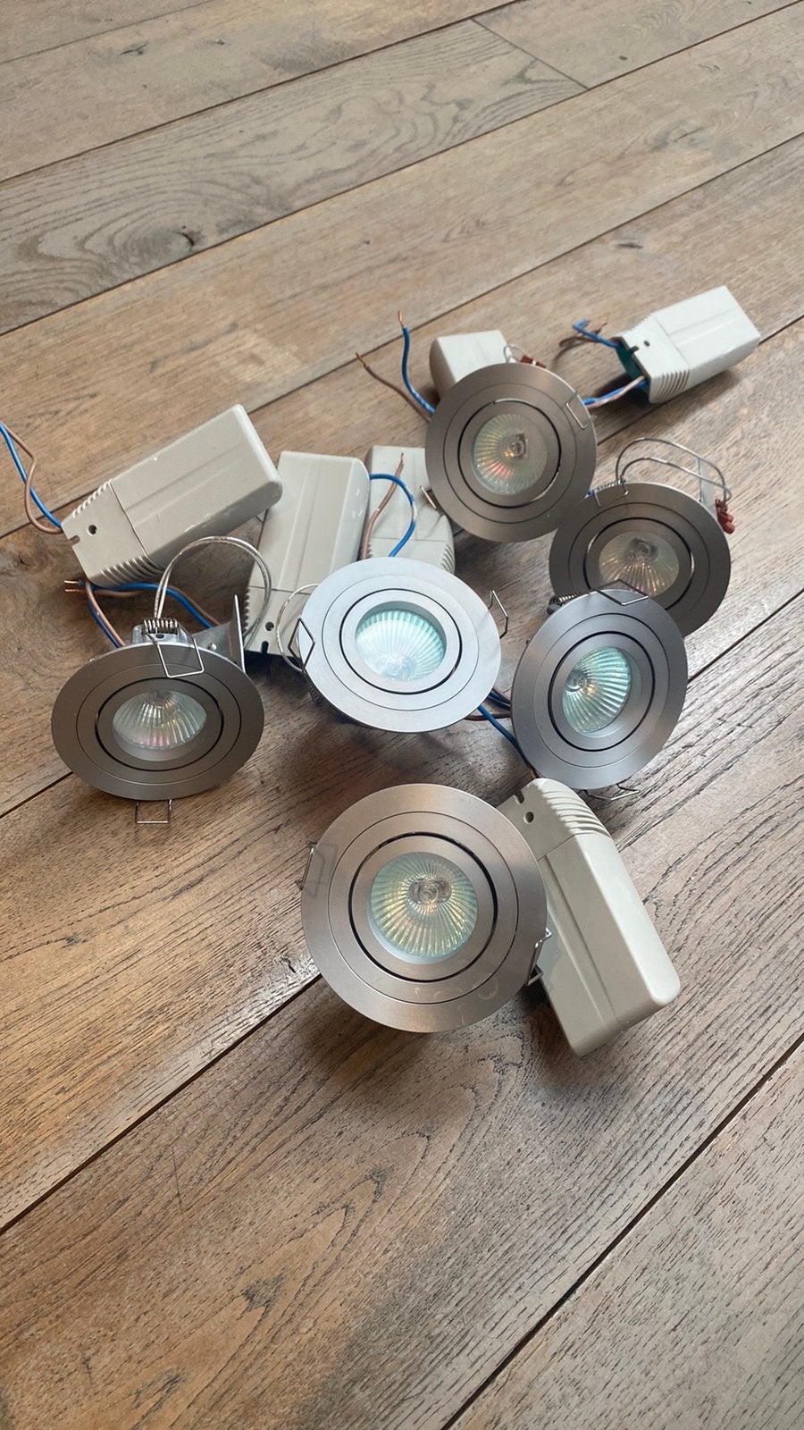 42 Inbouwspots, Maison & Meubles, Lampes | Spots, Source lumineuse incluse, Halogène, Spot encastrable, Enlèvement