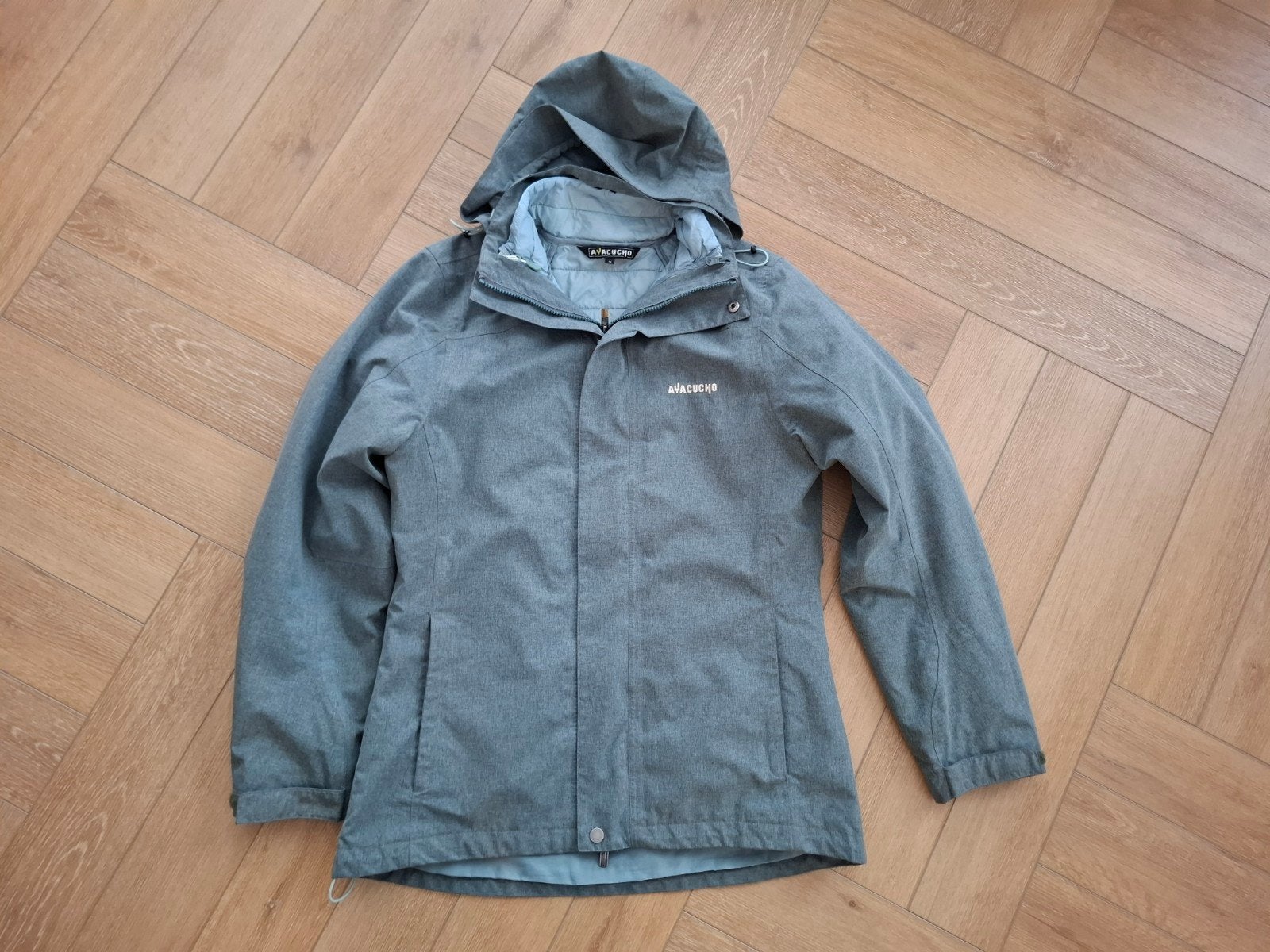 Ayacucho regenjas 3 in 1, Kleding | Dames, Zo goed als nieuw, Ayacucho, Groen, Ophalen