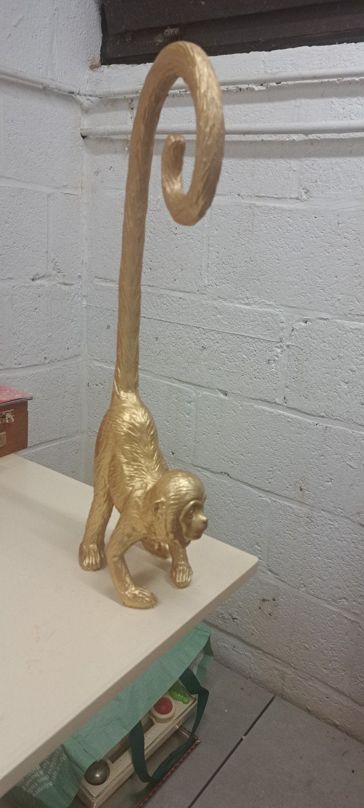 gouden aapbeeldje 'Light & Living decoratie, Ophalen of Verzenden, Zo goed als nieuw, Kunststof