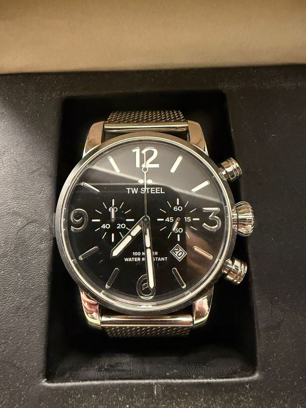 Tw Steel, Handtassen en Accessoires, Horloges | Heren, Ophalen, Zo goed als nieuw