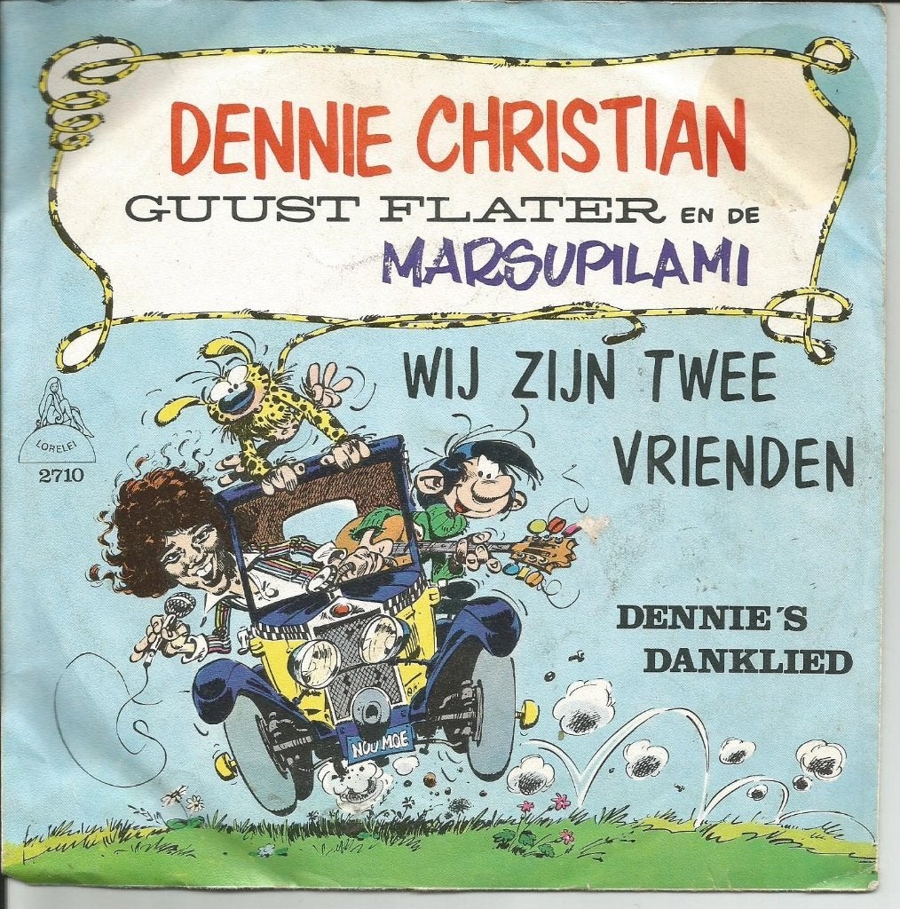 Dennie Christian - Guust Flater En De Marsupilami, Cd's en Dvd's, Ophalen of Verzenden, 7 inch, Nederlandstalig