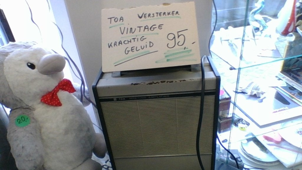 TOA VERSTERKER MET MICROFOONS, Muziek en Instrumenten, Ophalen, Zo goed als nieuw, Zangmicrofoon