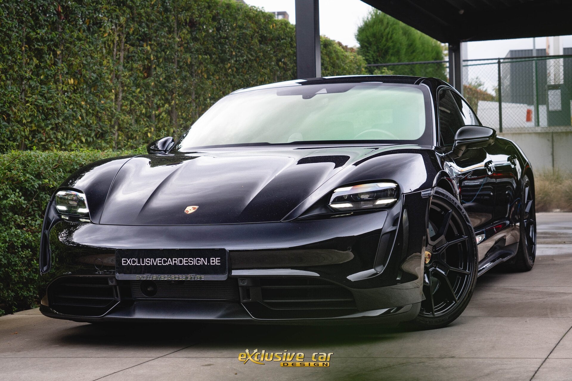Porsche Taycan Turbo coupé full PPF, Autos, 0 kg, 626 ch, 0 kg, Noir