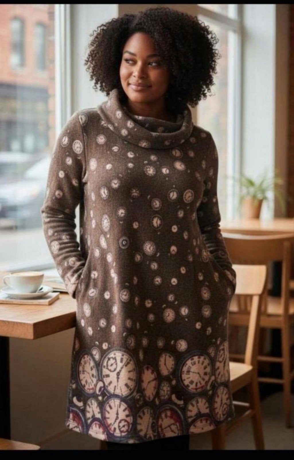 LAVAND Jurk Maat L✨️✨️, Kleding | Dames, Lavand, Bruin, Maat 42/44 (L), Ophalen of Verzenden
