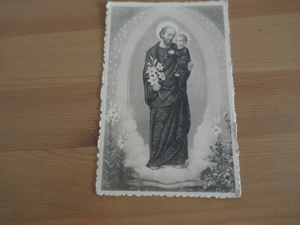 leuven beeld van de H.Jozef paters H.H.Harten, Ophalen of Verzenden, Gelopen, Vlaams-Brabant