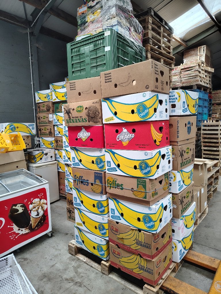 Bananendozen, Ophalen, Doos, 40 tot 60 cm, 50 tot 75 cm