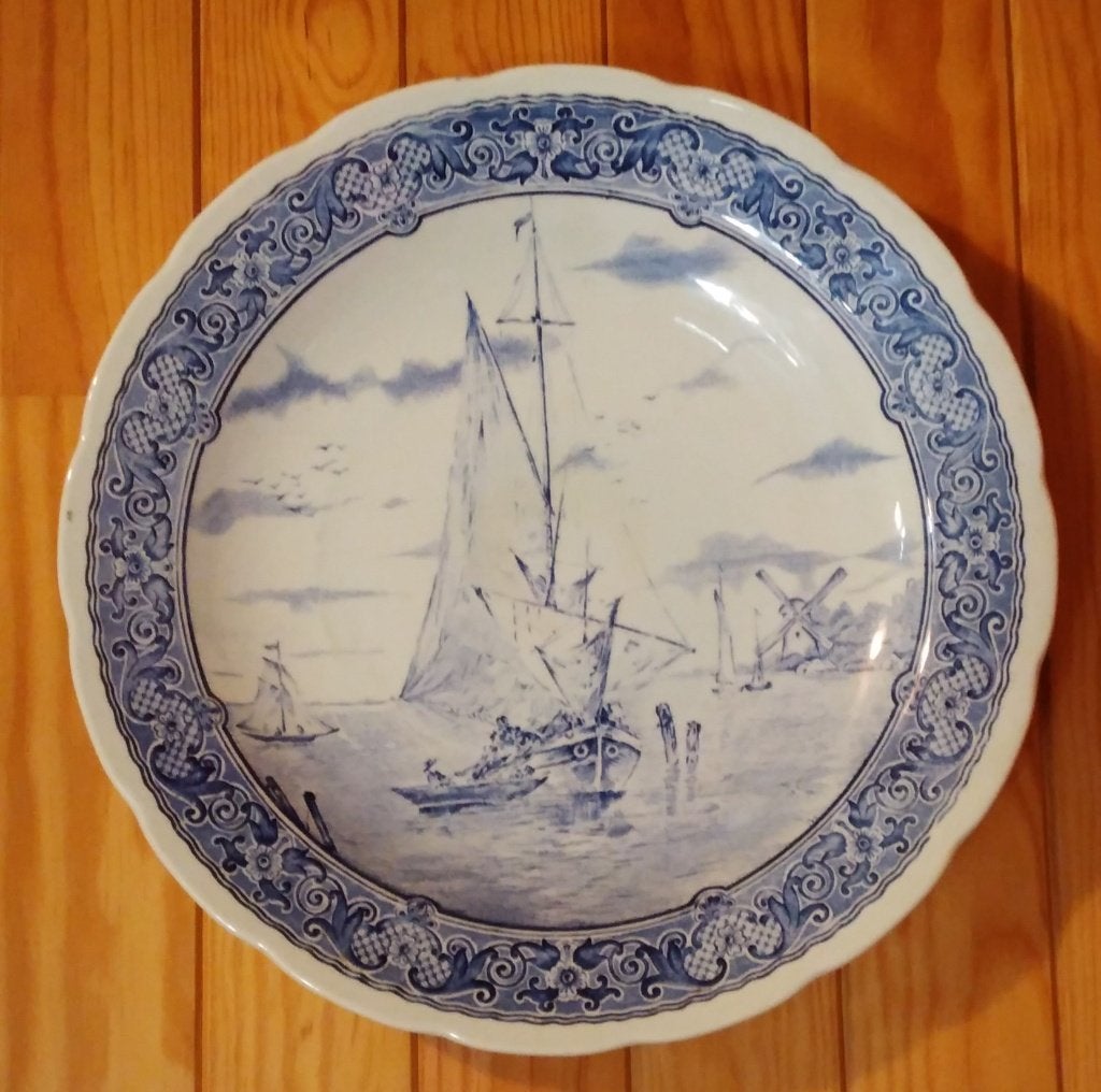 Delfts bord, Ophalen of Verzenden