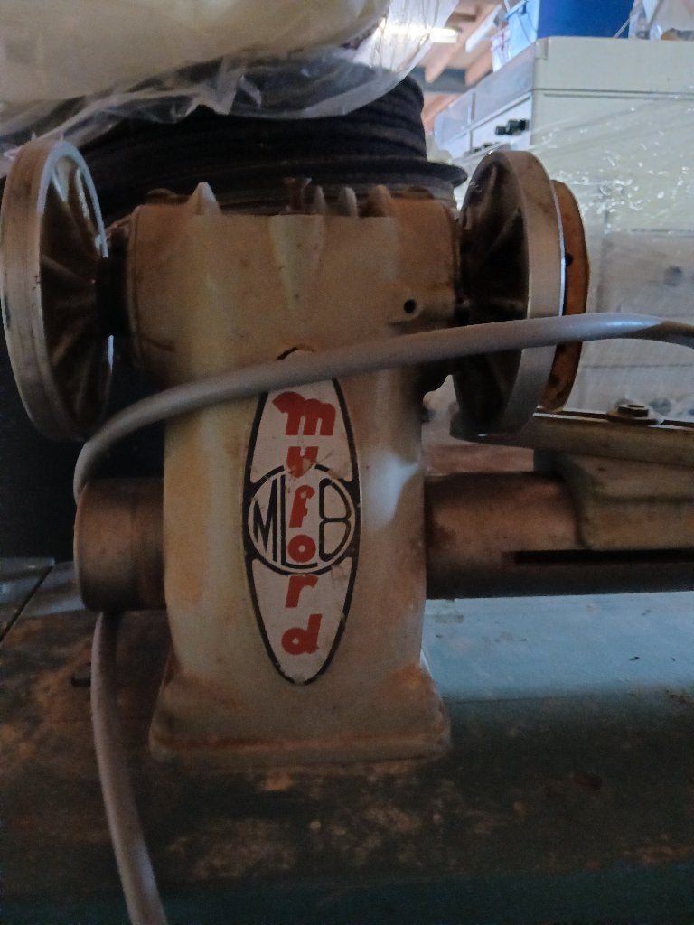 Myford ML8 houtdraaibank compleet met toebehoren, Doe-het-zelf en Bouw, Ophalen, Gebruikt, Houtdraaibank, 1000 mm of meer