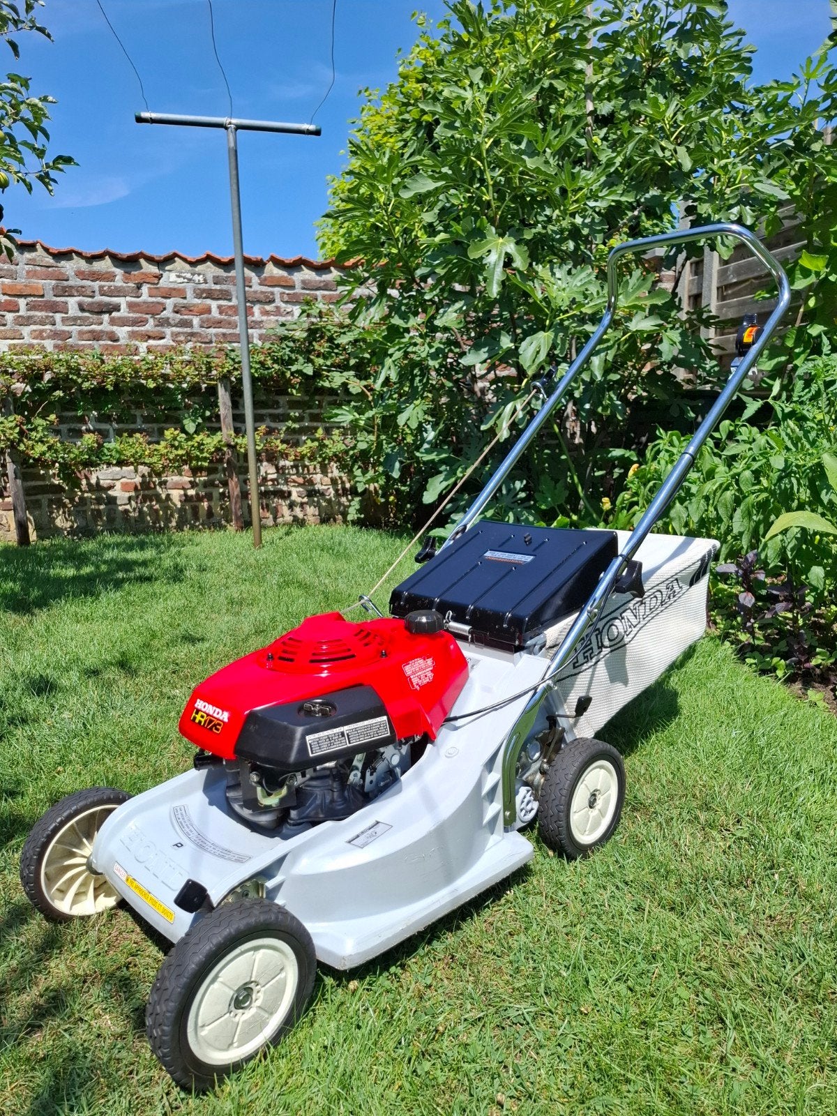 Honda HR 173 grasmaaier, Ophalen of Verzenden, Gebruikt, Benzine-grasmaaier, Honda
