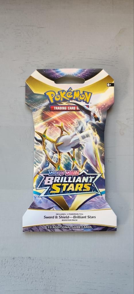 Brilliant stars sleeved booster pack, Ophalen, Nieuw, Booster, Foil