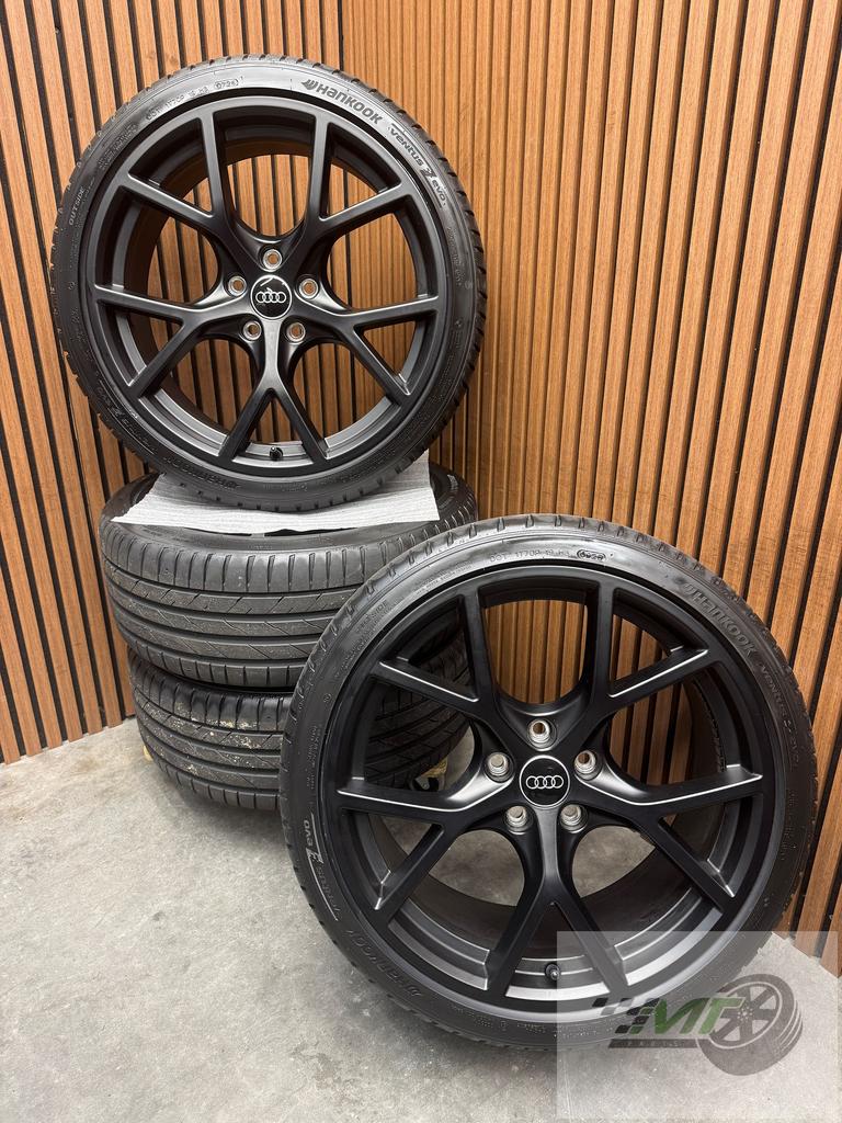19" Audi A3 S3 8Y 8V SLine 5Y 4x ET46 MATTBLACK 235 35 OEM, Auto-onderdelen, Banden en Velgen, 19 inch, -, -, Banden en Velgen